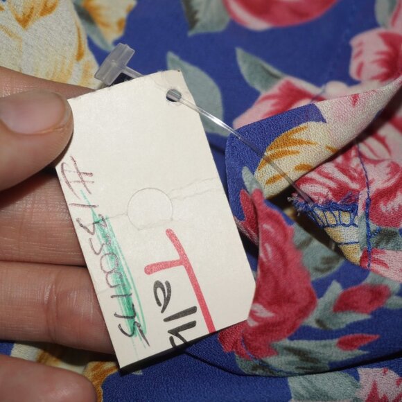 Vintage 80s Floral Midi Dress - Picture 8 of 12